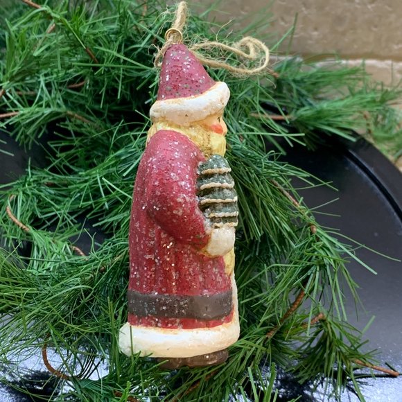 Vintage Santa Ornament - Picture 3 of 4